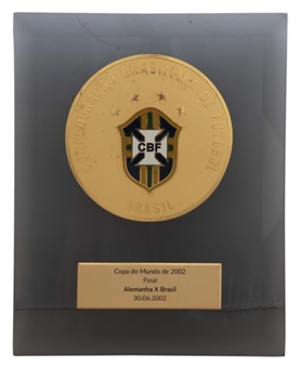 2002 FIFA World Cup Final Match Award Brazil Vs Germany Presented to Brazilian Football Confederation (Brazilian Football Confederation Employee LOA) 